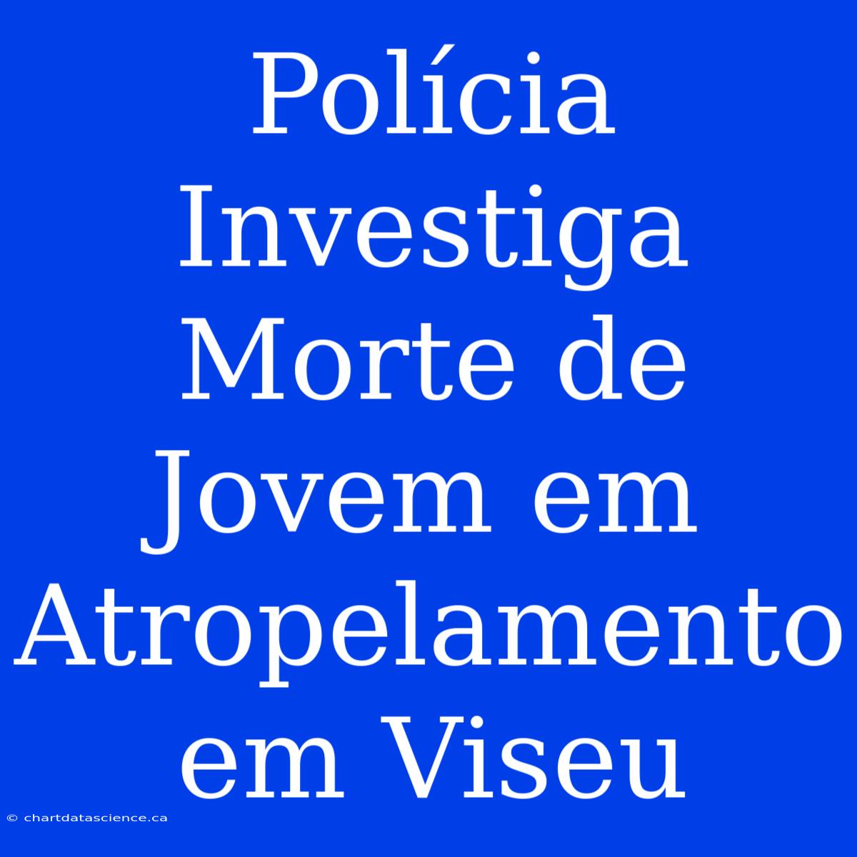 Polícia Investiga Morte De Jovem Em Atropelamento Em Viseu