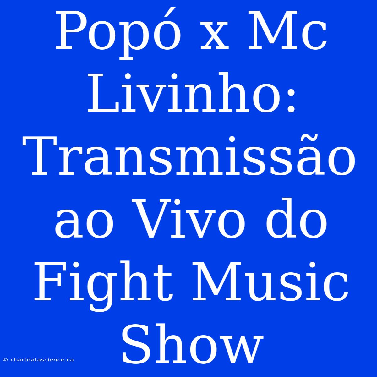 Popó X Mc Livinho: Transmissão Ao Vivo Do Fight Music Show