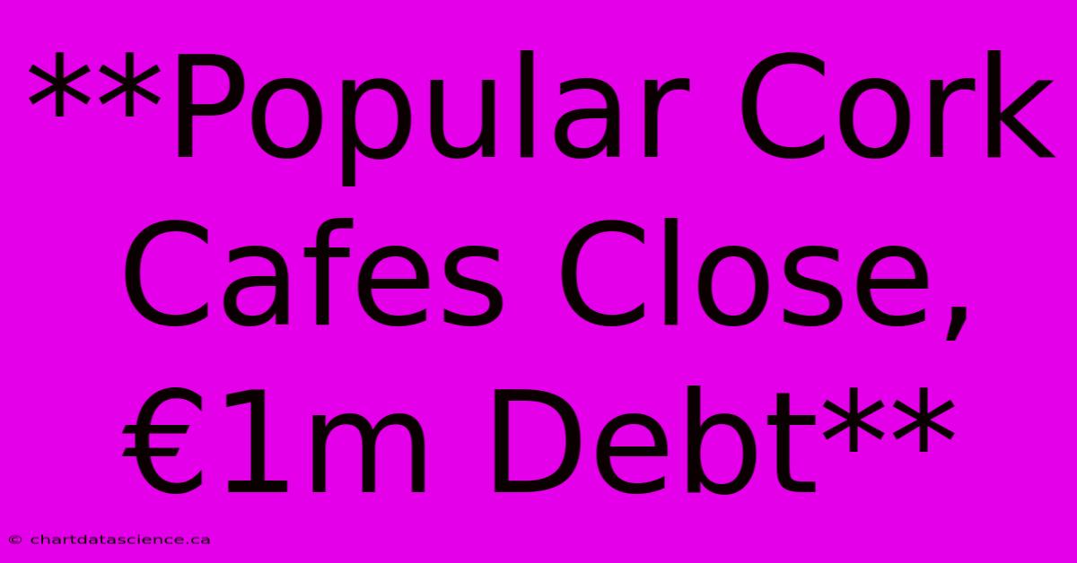 **Popular Cork Cafes Close, €1m Debt**