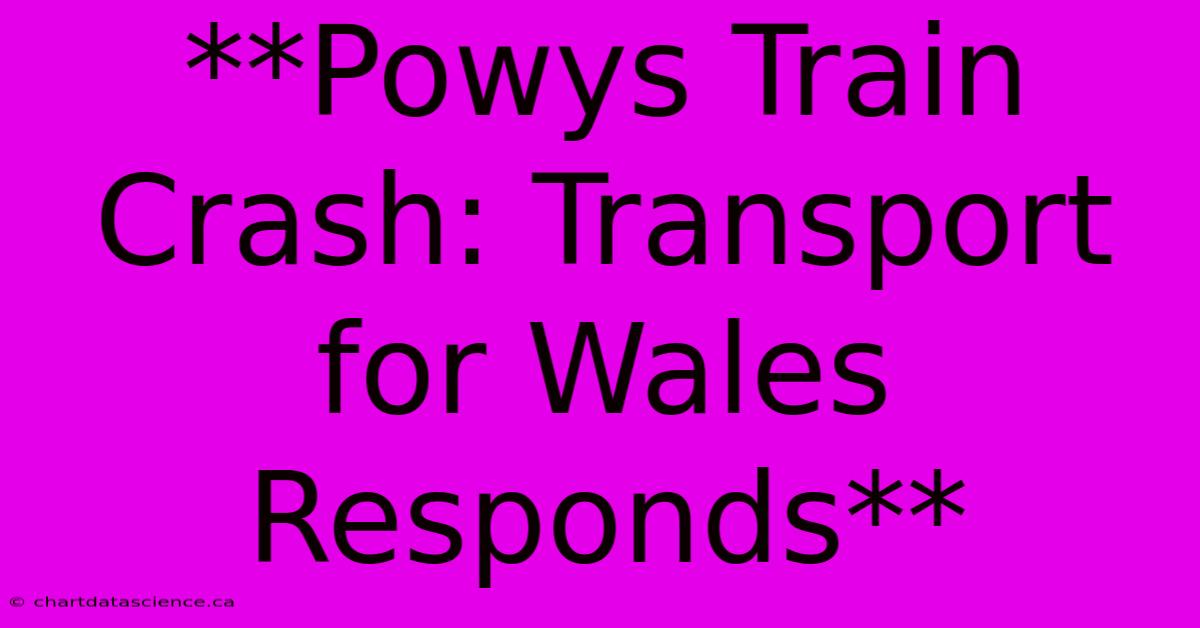 **Powys Train Crash: Transport For Wales Responds**