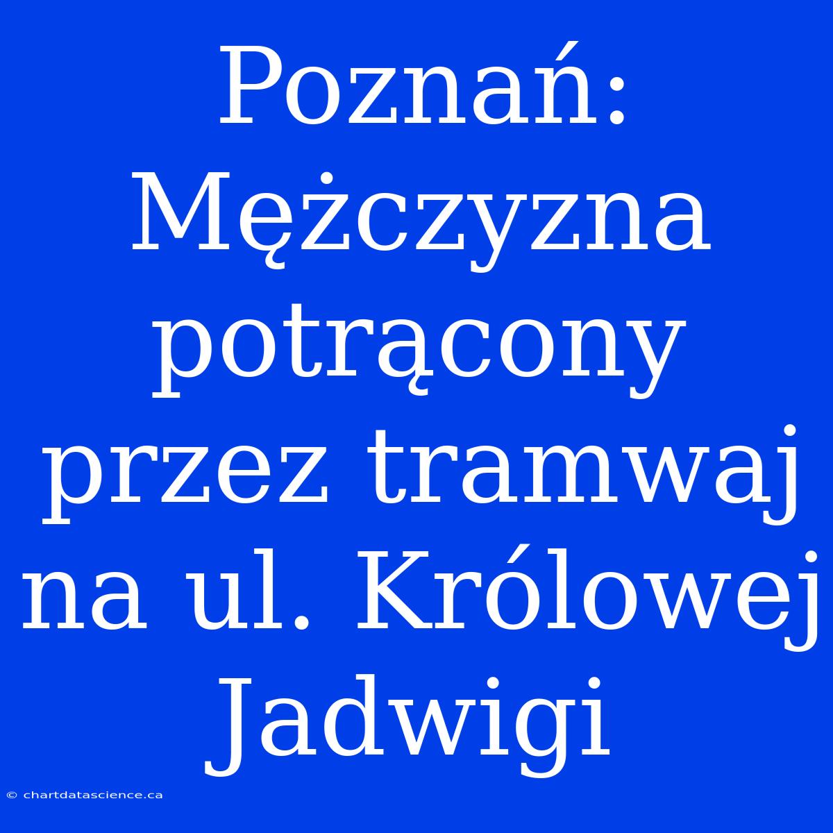 Poznań: Mężczyzna Potrącony Przez Tramwaj Na Ul. Królowej Jadwigi