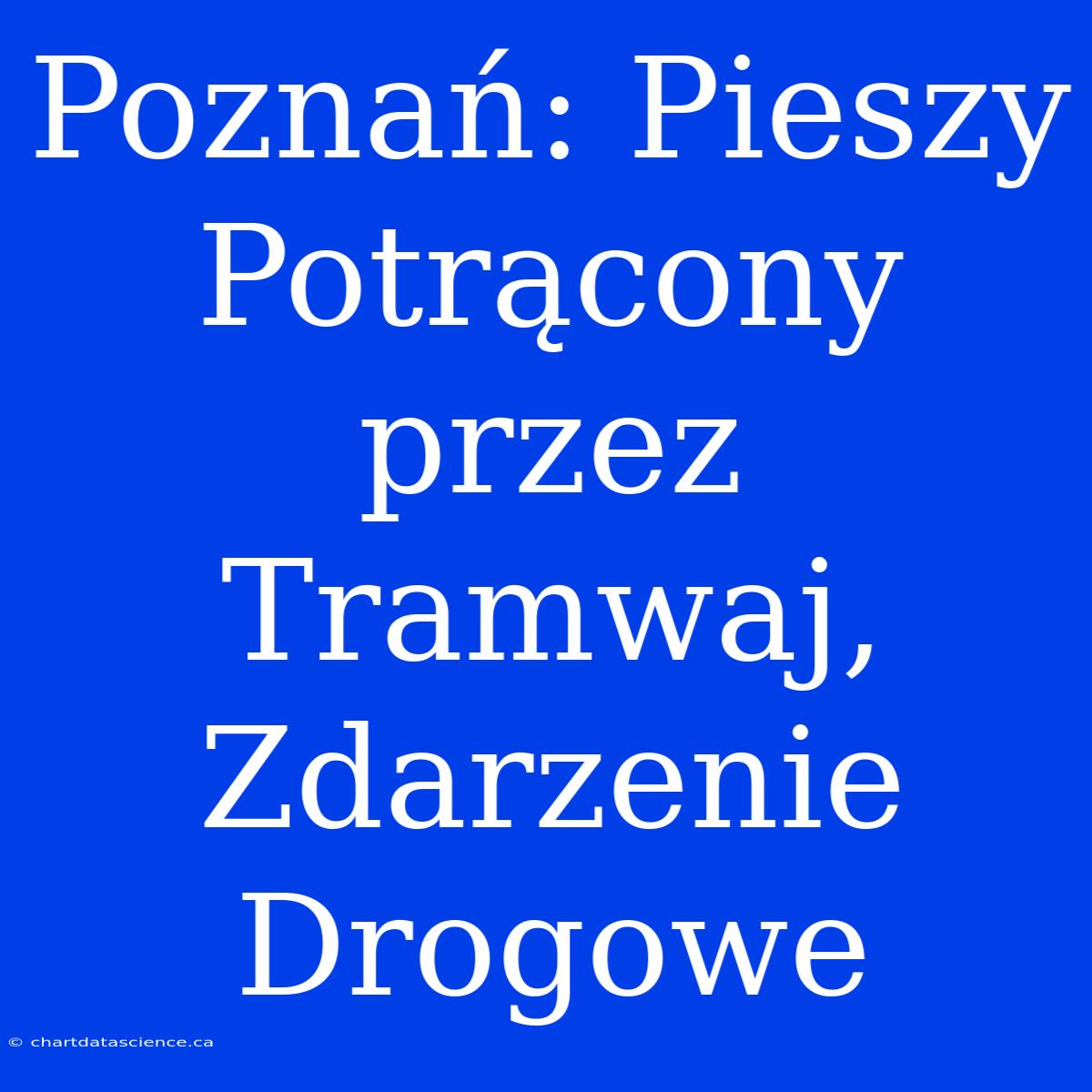 Poznań: Pieszy Potrącony Przez Tramwaj, Zdarzenie Drogowe