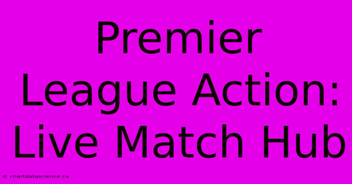 Premier League Action: Live Match Hub