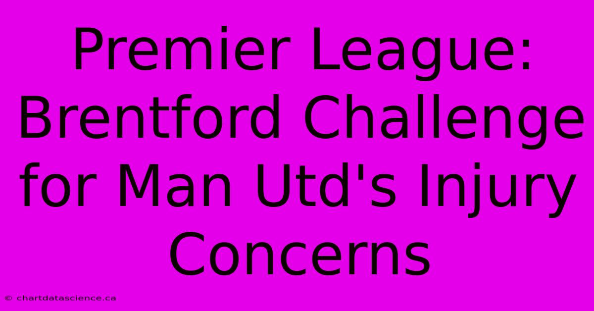 Premier League: Brentford Challenge For Man Utd's Injury Concerns