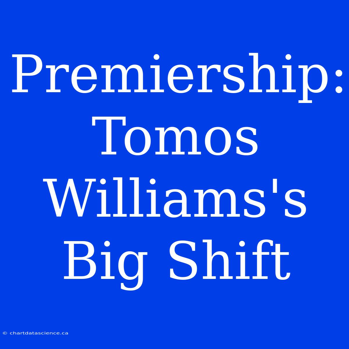 Premiership: Tomos Williams's Big Shift