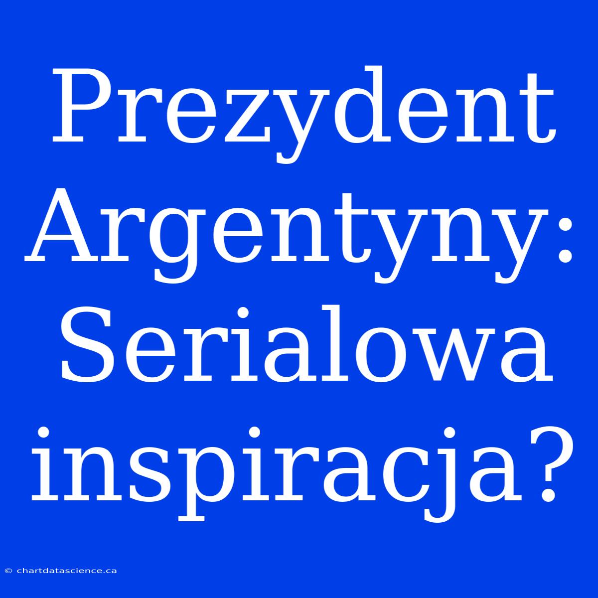 Prezydent Argentyny: Serialowa Inspiracja?