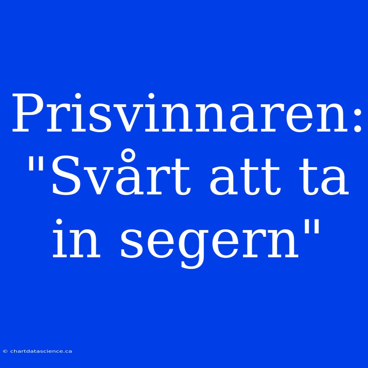 Prisvinnaren: 