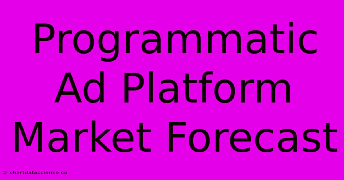 Programmatic Ad Platform Market Forecast