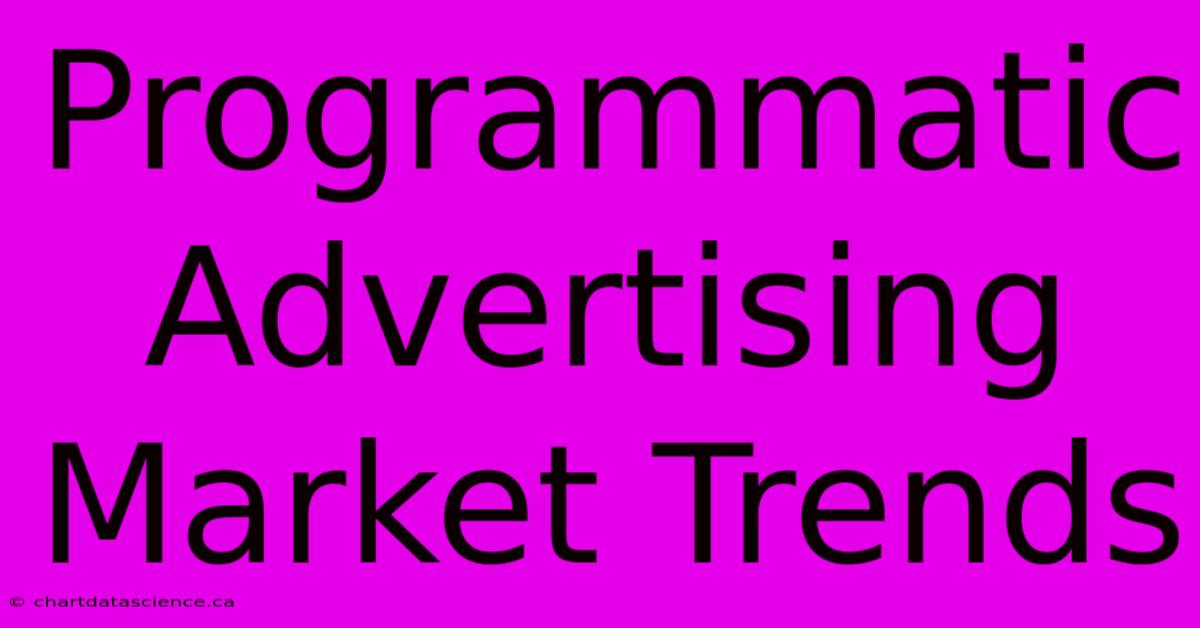 Programmatic Advertising Market Trends