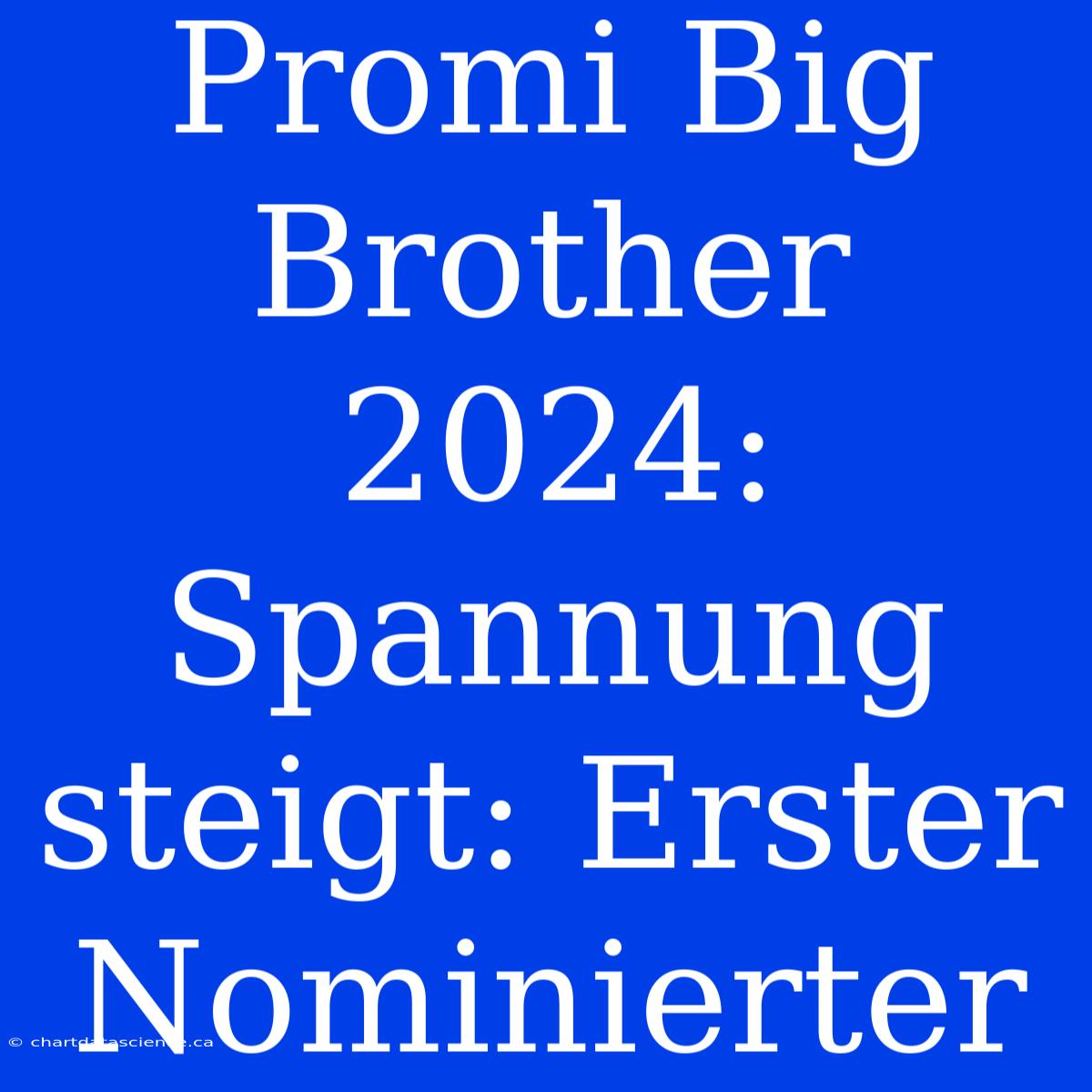 Promi Big Brother 2024: Spannung Steigt: Erster Nominierter