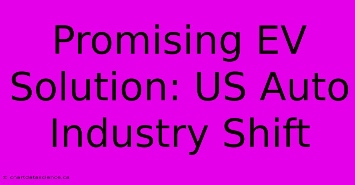 Promising EV Solution: US Auto Industry Shift