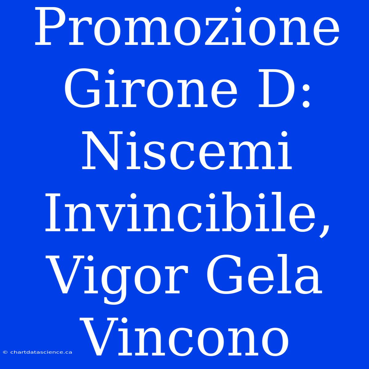 Promozione Girone D: Niscemi Invincibile, Vigor Gela Vincono