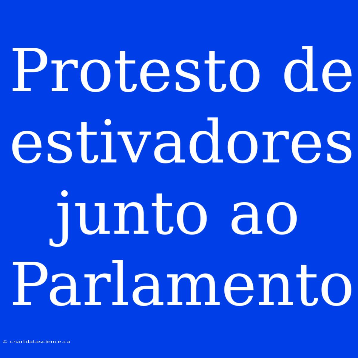 Protesto De Estivadores Junto Ao Parlamento