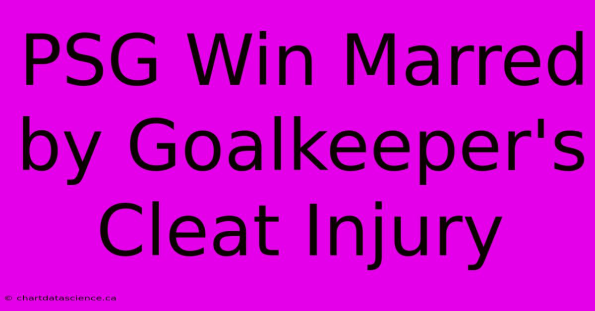 PSG Win Marred By Goalkeeper's Cleat Injury