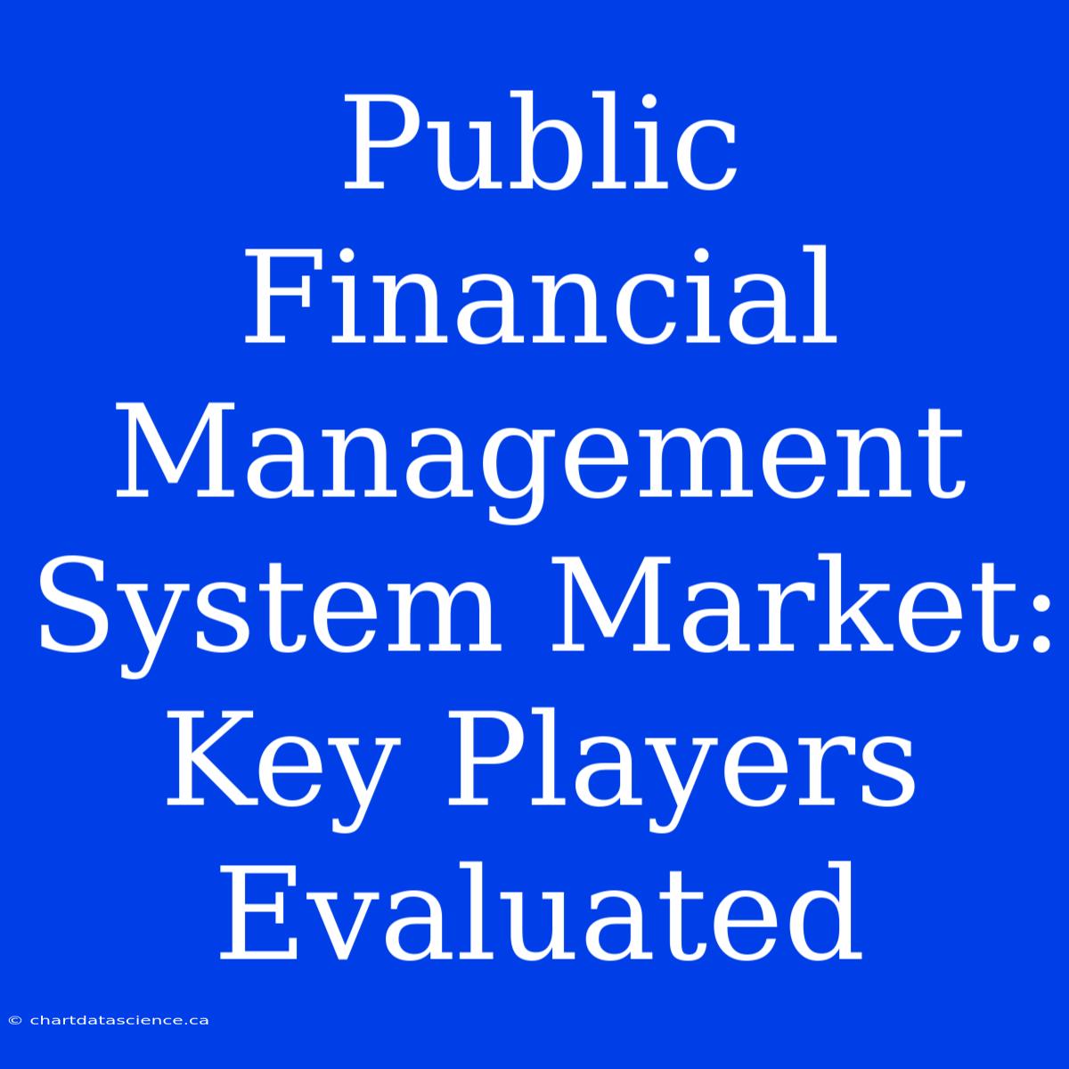 Public Financial Management System Market: Key Players Evaluated