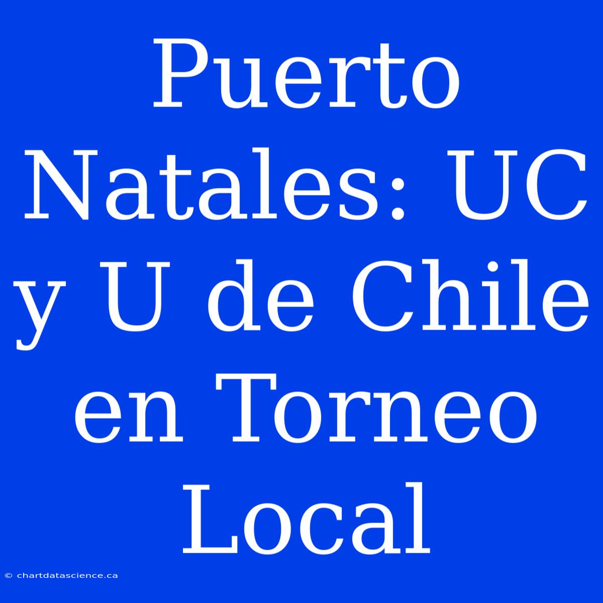 Puerto Natales: UC Y U De Chile En Torneo Local