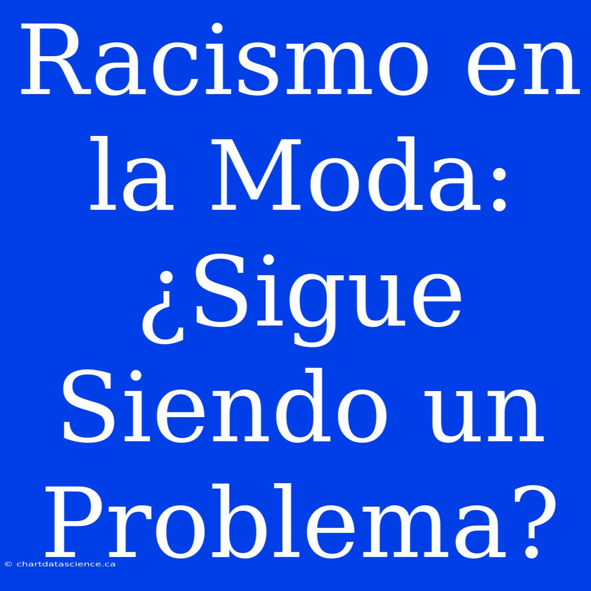 Racismo En La Moda: ¿Sigue Siendo Un Problema?