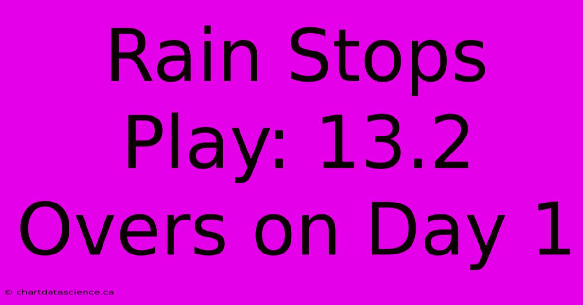 Rain Stops Play: 13.2 Overs On Day 1