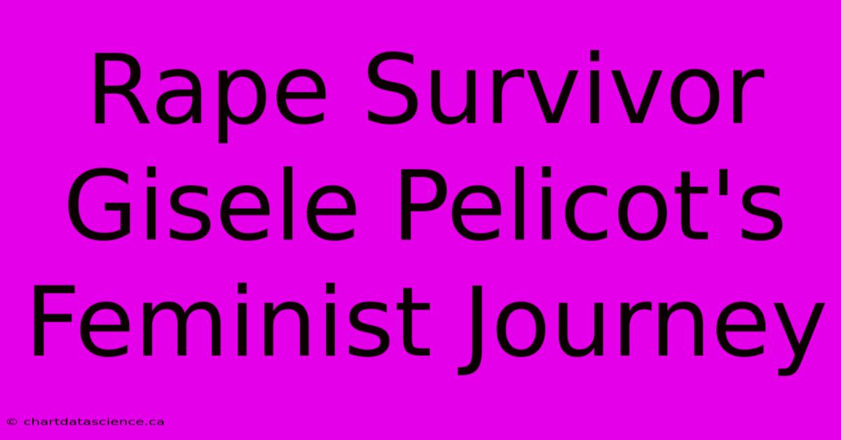 Rape Survivor Gisele Pelicot's Feminist Journey