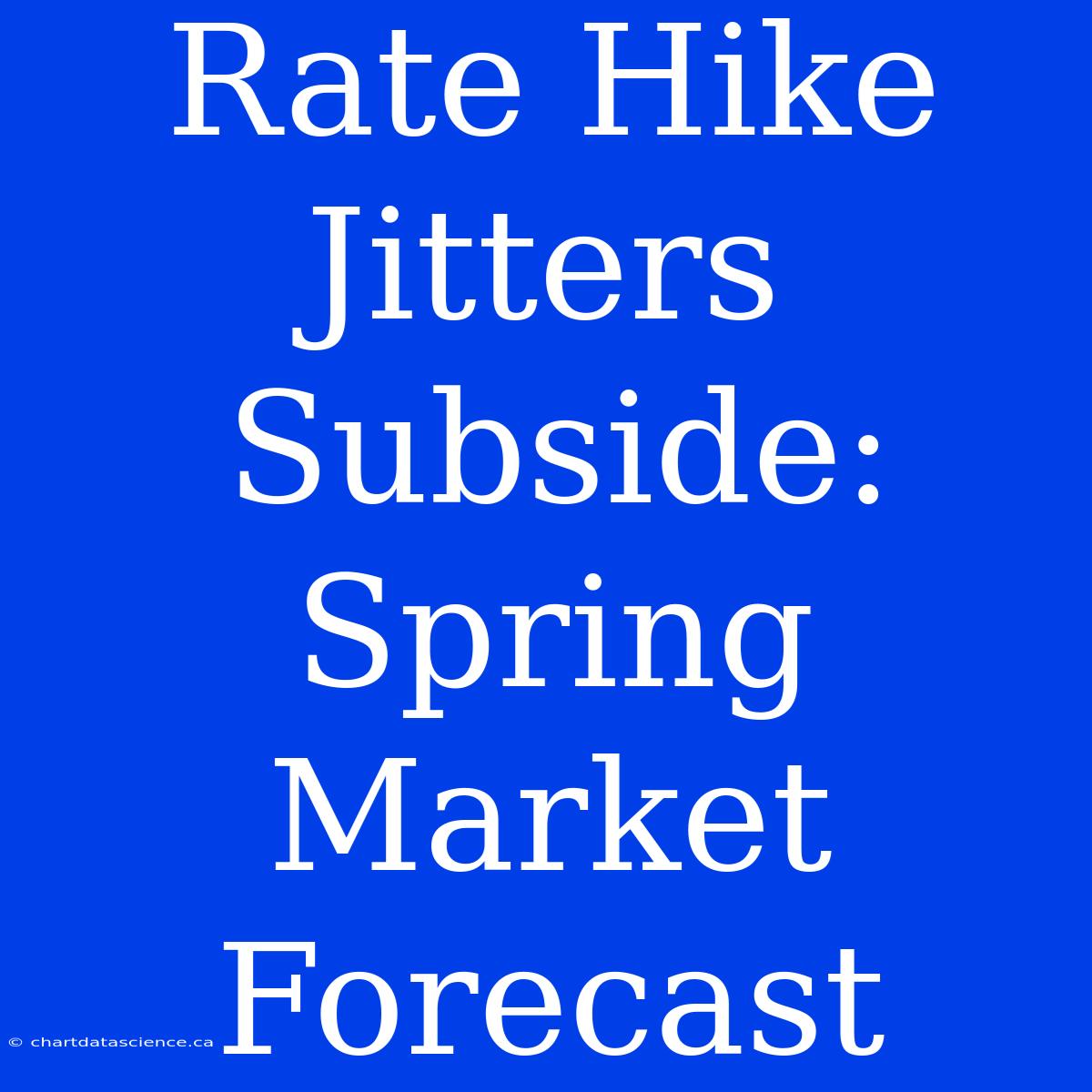 Rate Hike Jitters Subside: Spring Market Forecast