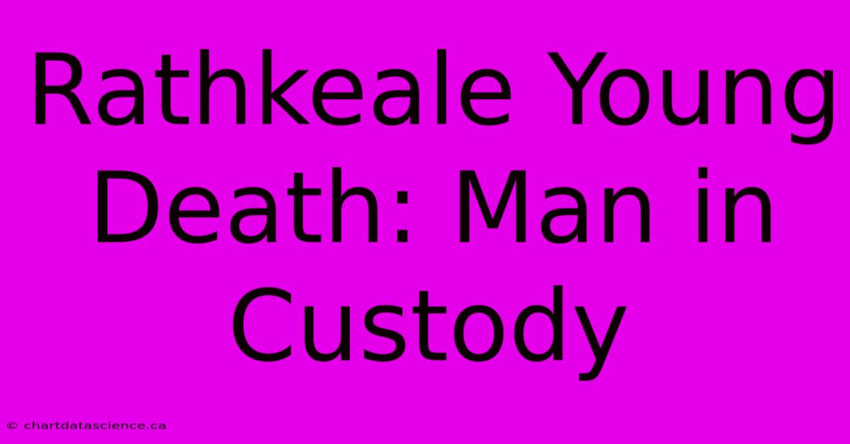 Rathkeale Young Death: Man In Custody