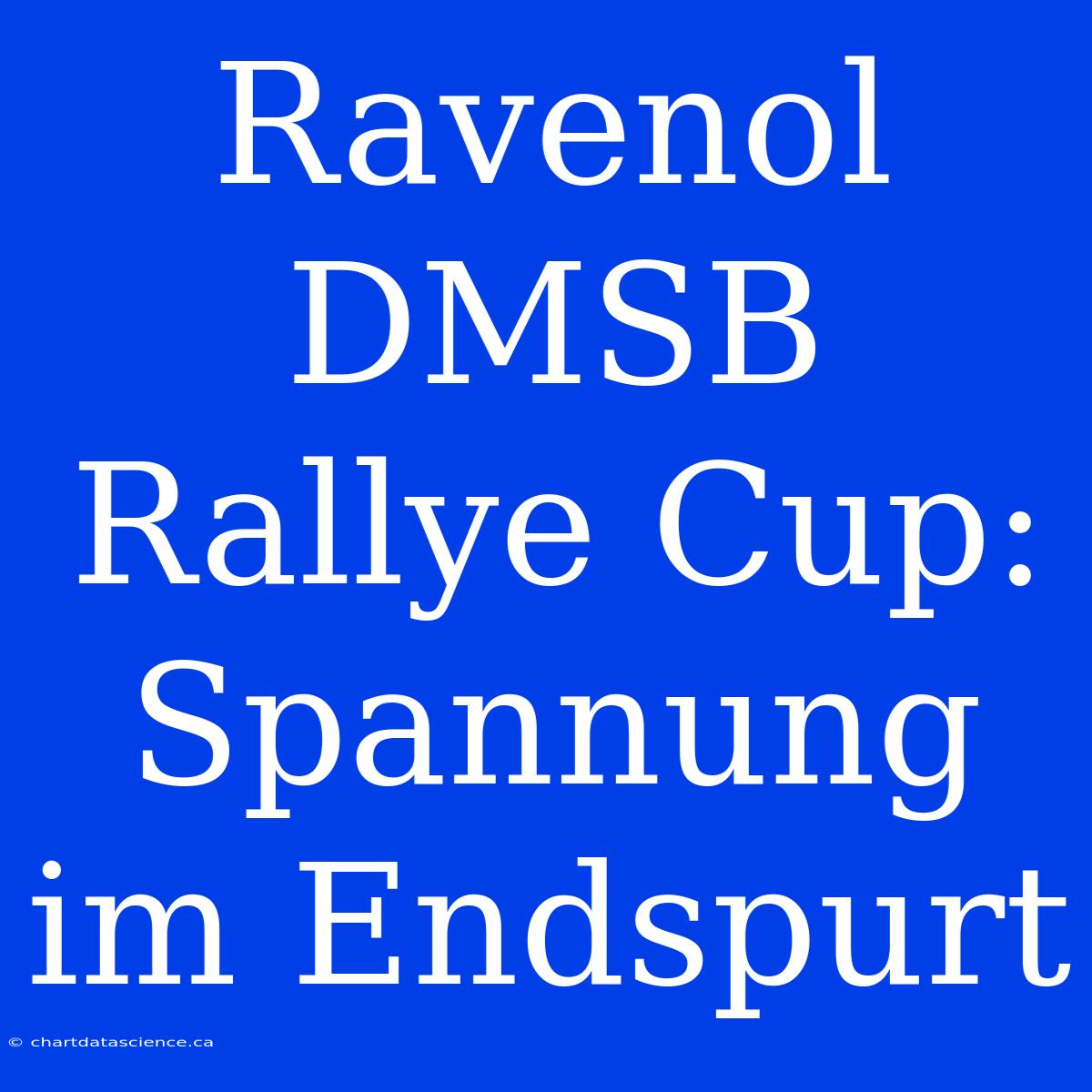 Ravenol DMSB Rallye Cup: Spannung Im Endspurt