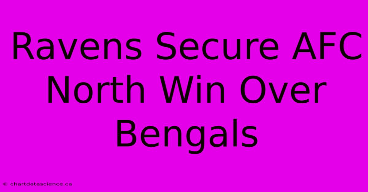 Ravens Secure AFC North Win Over Bengals 