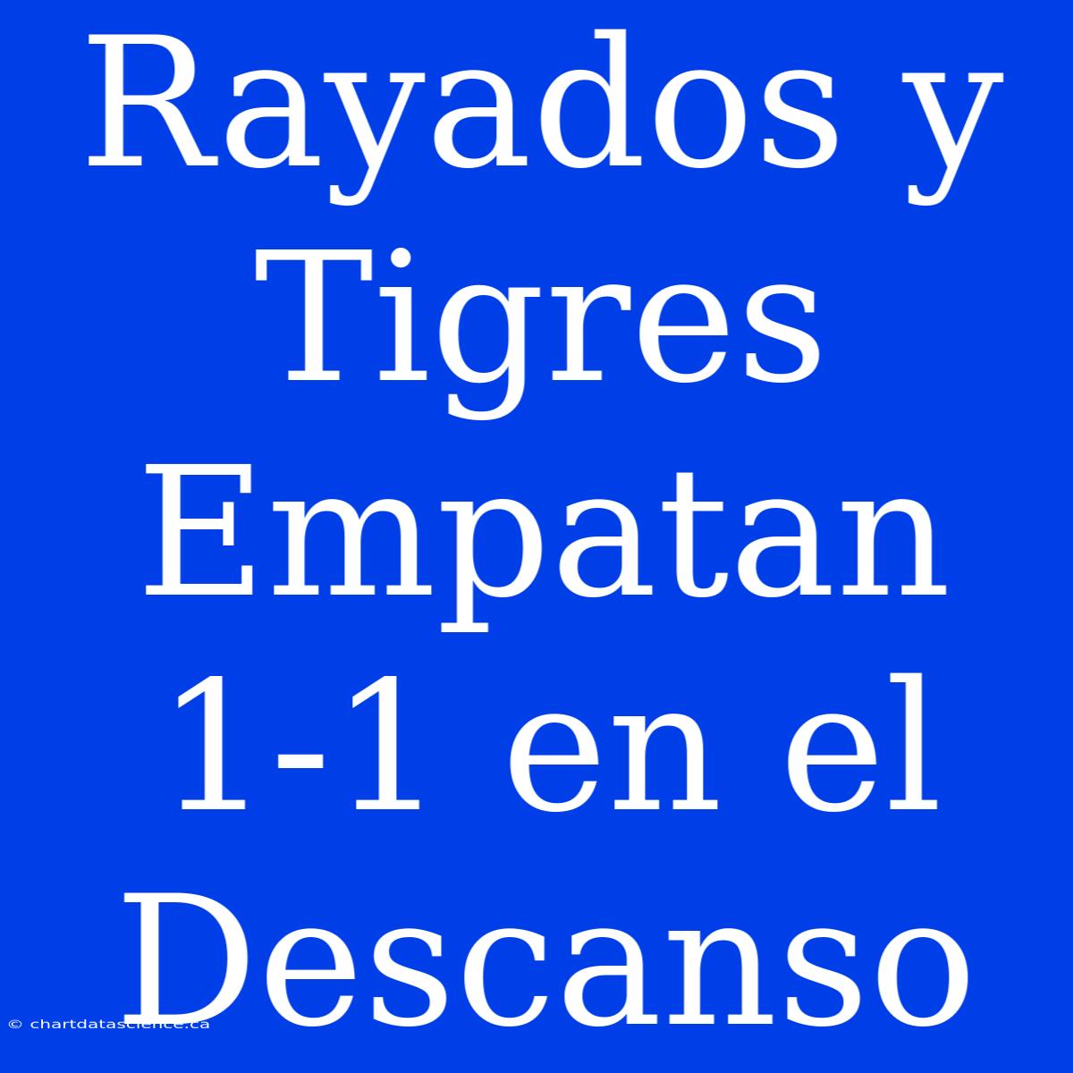 Rayados Y Tigres Empatan 1-1 En El Descanso