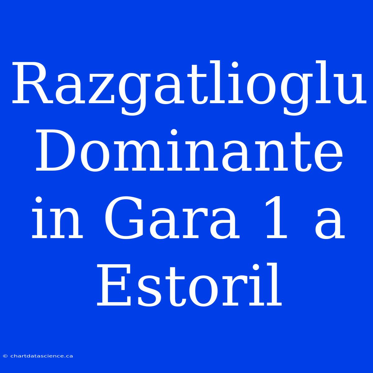 Razgatlioglu Dominante In Gara 1 A Estoril