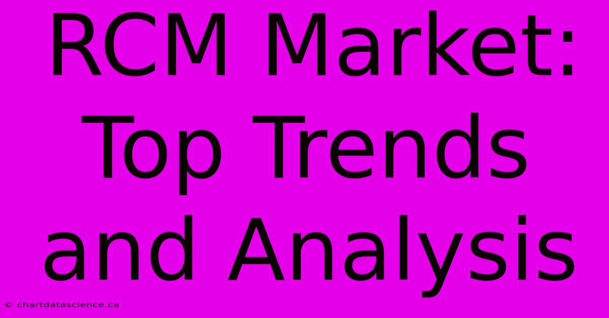 RCM Market: Top Trends And Analysis