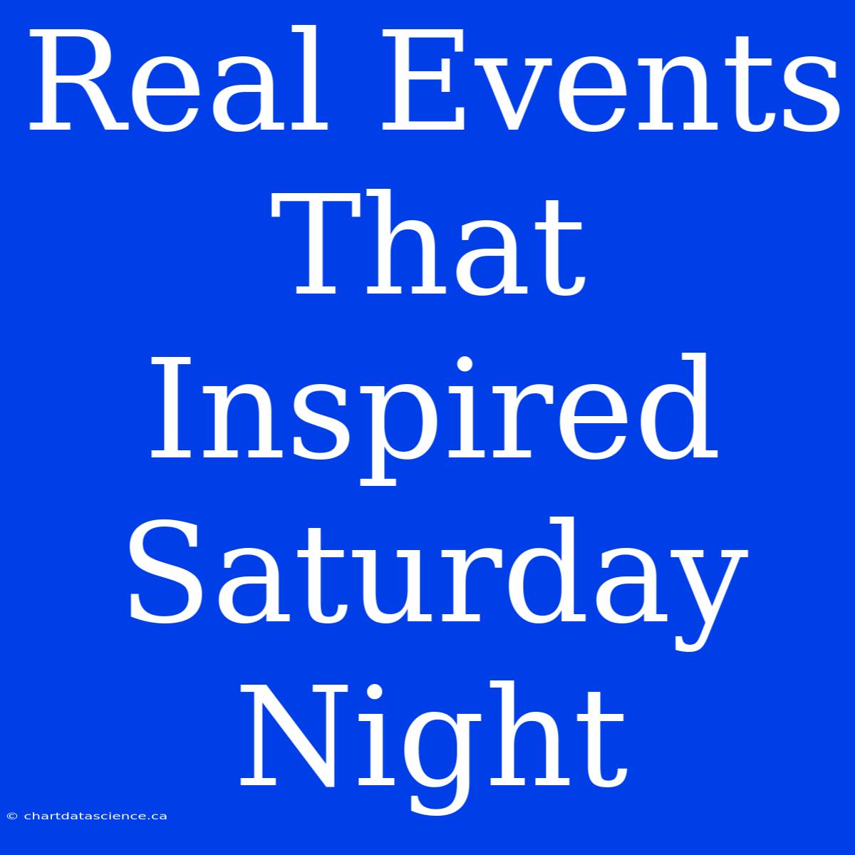 Real Events That Inspired Saturday Night