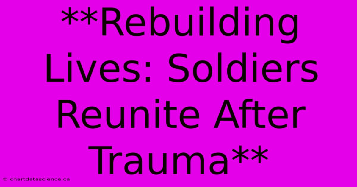 **Rebuilding Lives: Soldiers Reunite After Trauma**