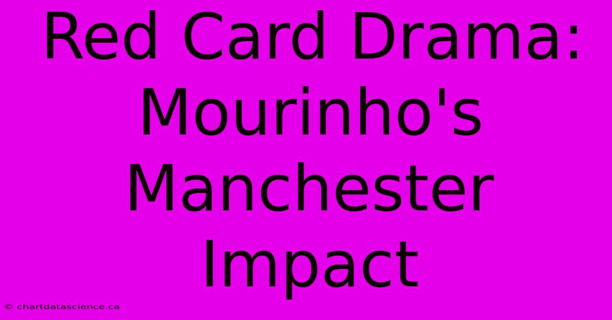 Red Card Drama: Mourinho's Manchester Impact