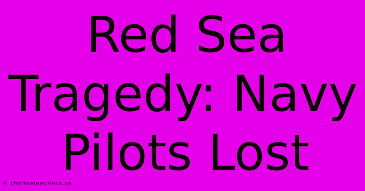 Red Sea Tragedy: Navy Pilots Lost