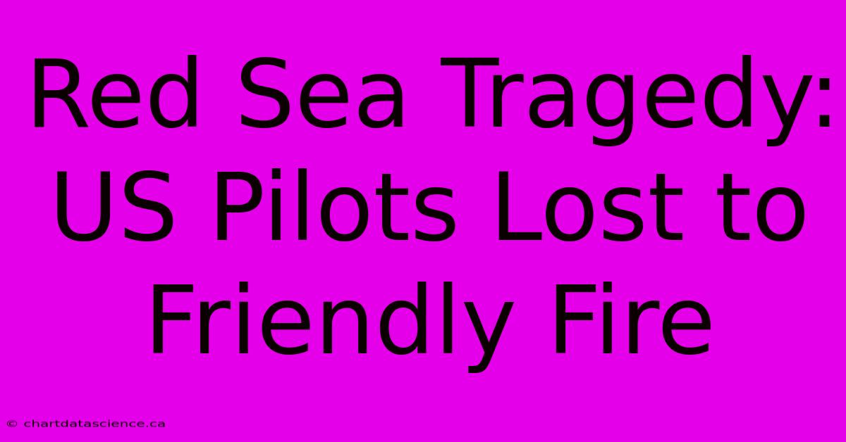 Red Sea Tragedy: US Pilots Lost To Friendly Fire