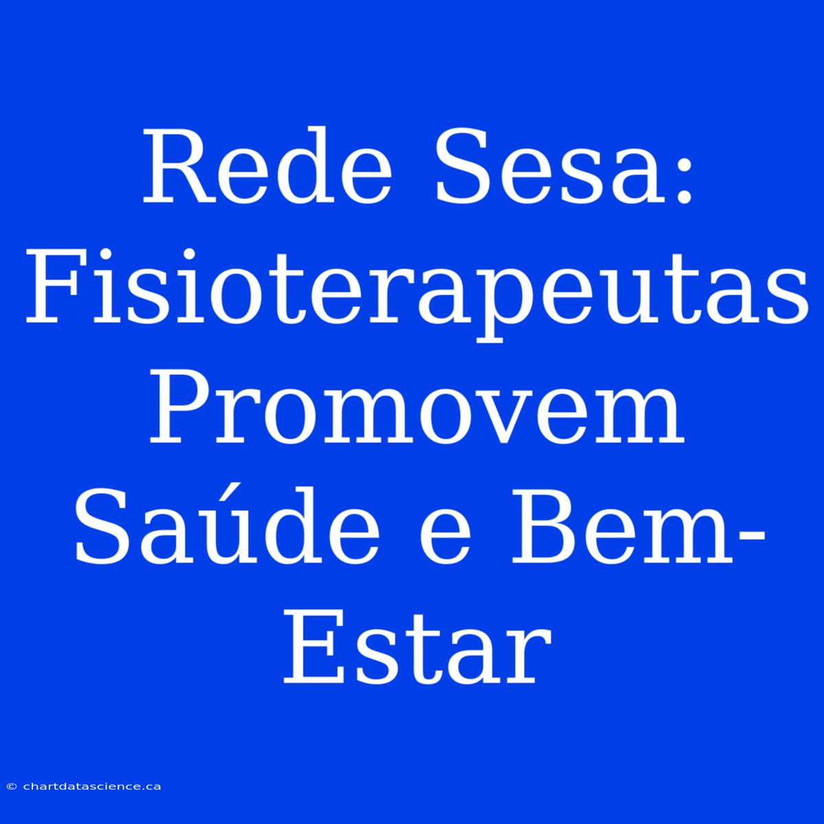 Rede Sesa: Fisioterapeutas Promovem Saúde E Bem-Estar