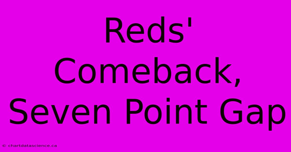 Reds' Comeback, Seven Point Gap