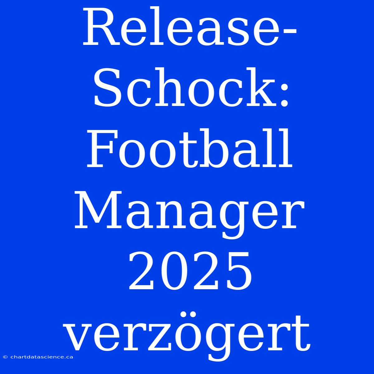 Release-Schock: Football Manager 2025 Verzögert