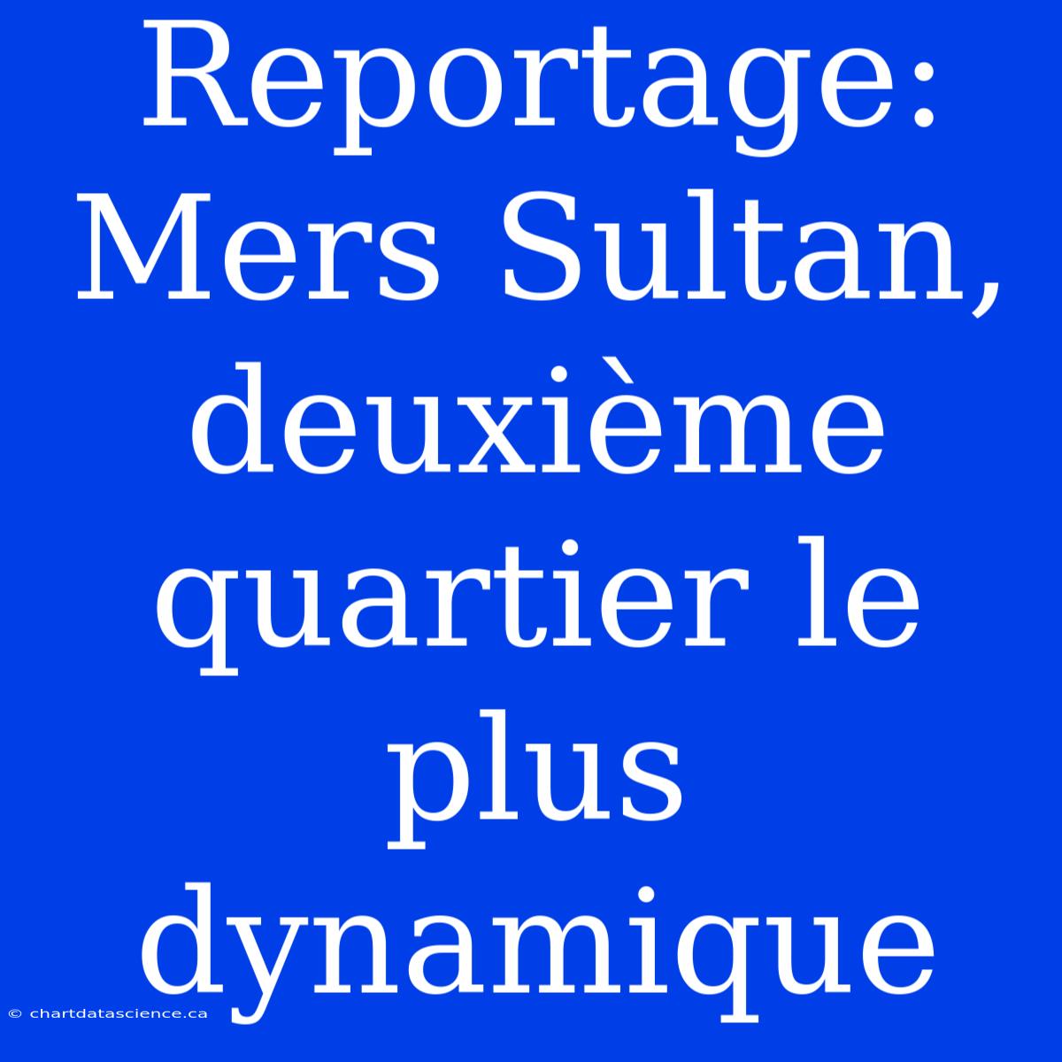 Reportage: Mers Sultan, Deuxième Quartier Le Plus Dynamique