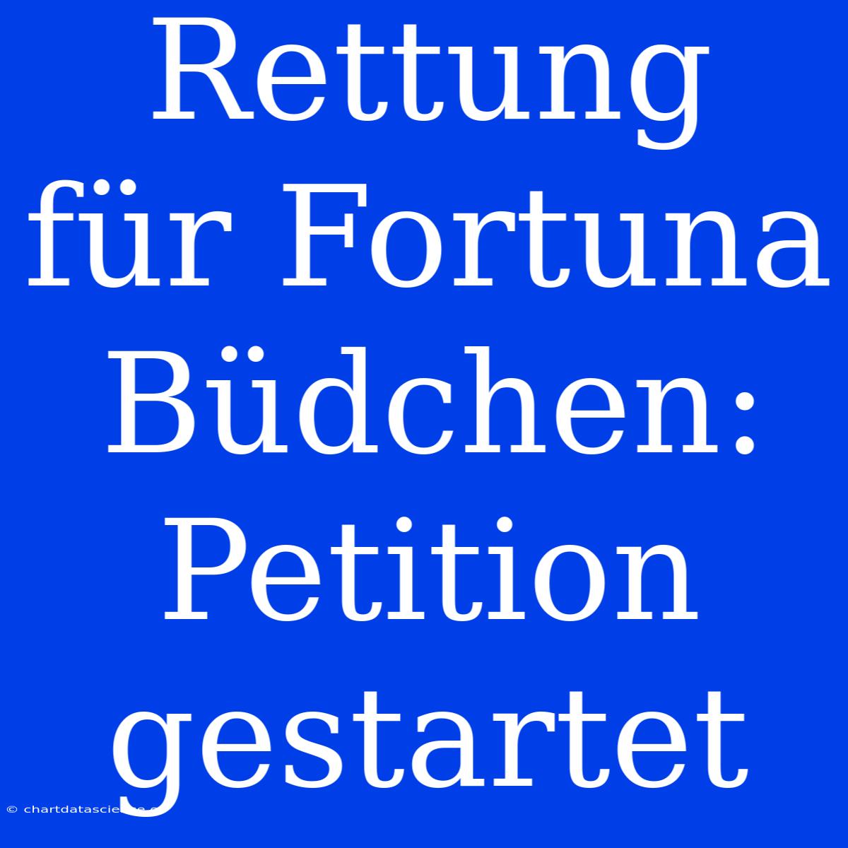 Rettung Für Fortuna Büdchen: Petition Gestartet