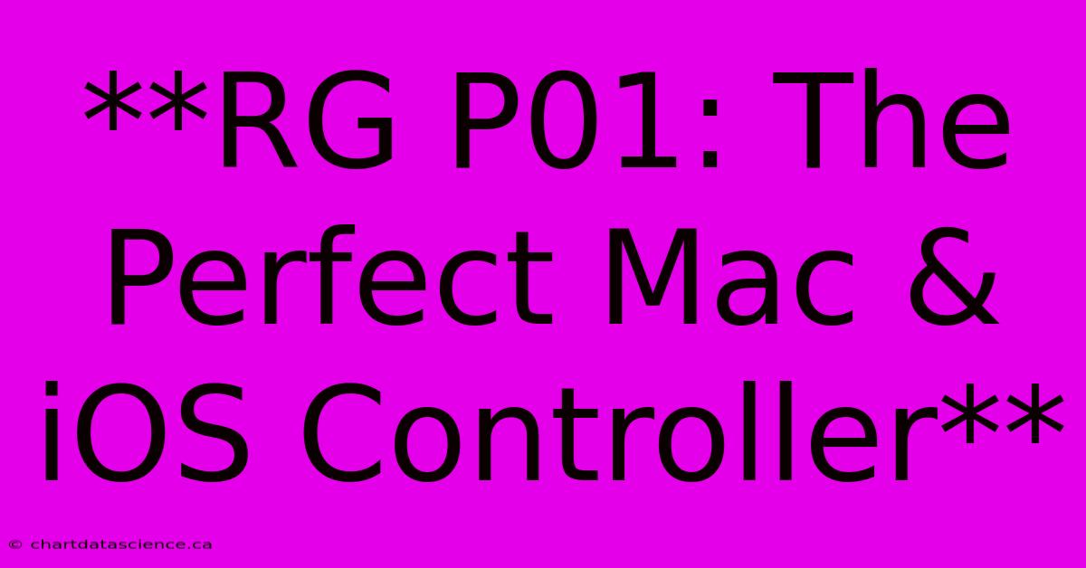 **RG P01: The Perfect Mac & IOS Controller**