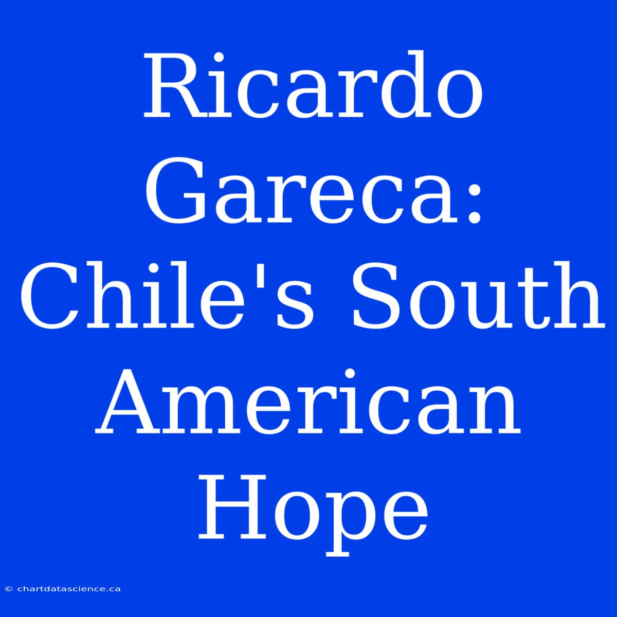 Ricardo Gareca: Chile's South American Hope