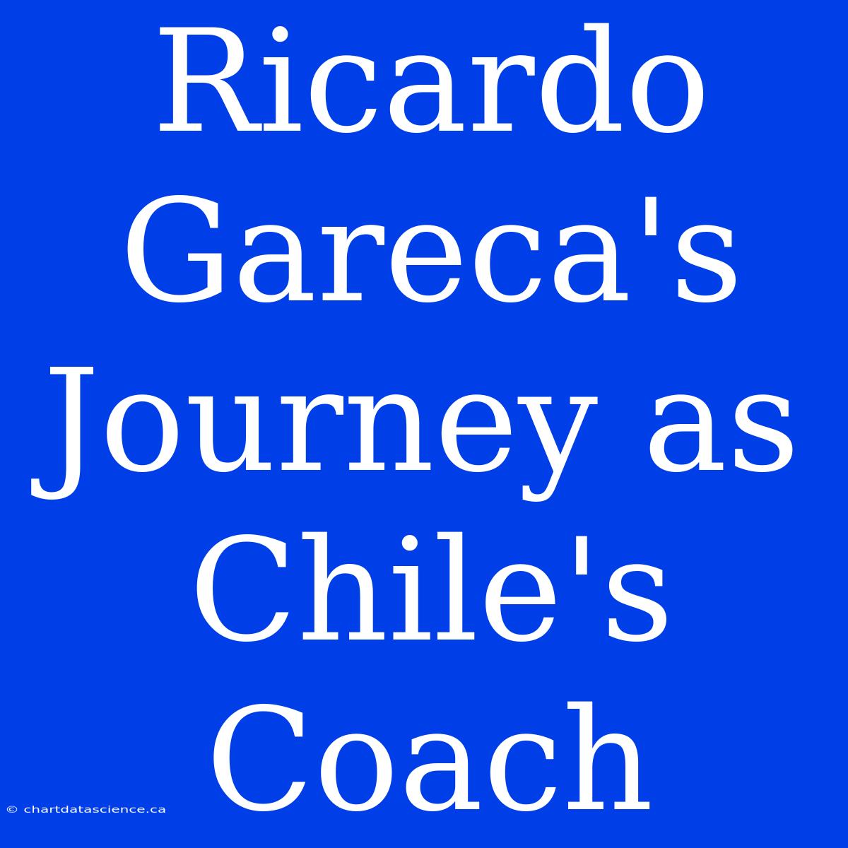 Ricardo Gareca's Journey As Chile's Coach