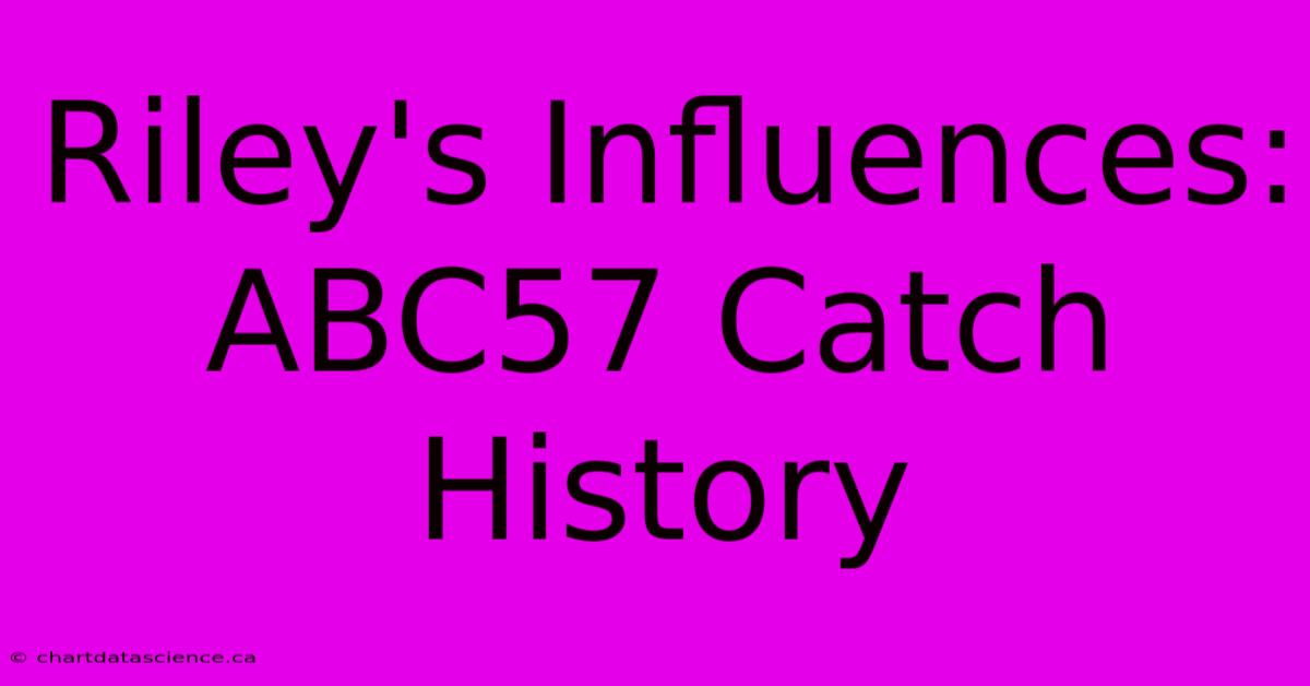 Riley's Influences: ABC57 Catch History