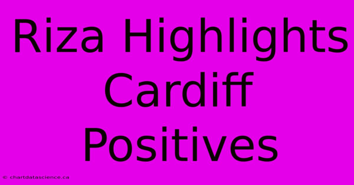 Riza Highlights Cardiff Positives