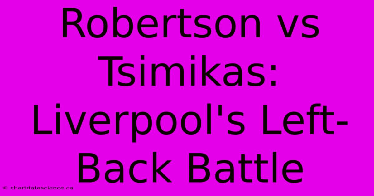 Robertson Vs Tsimikas: Liverpool's Left-Back Battle