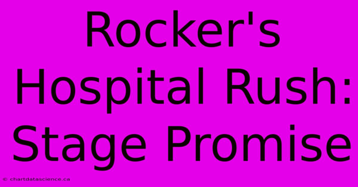 Rocker's Hospital Rush: Stage Promise