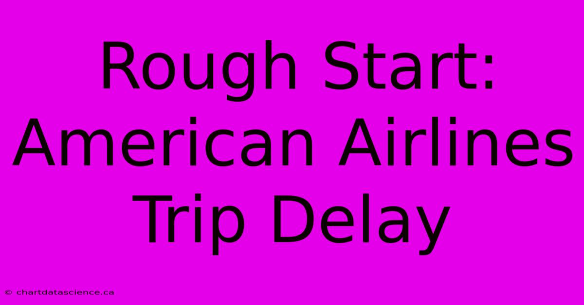 Rough Start: American Airlines Trip Delay