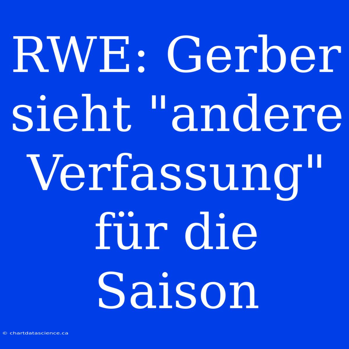 RWE: Gerber Sieht 