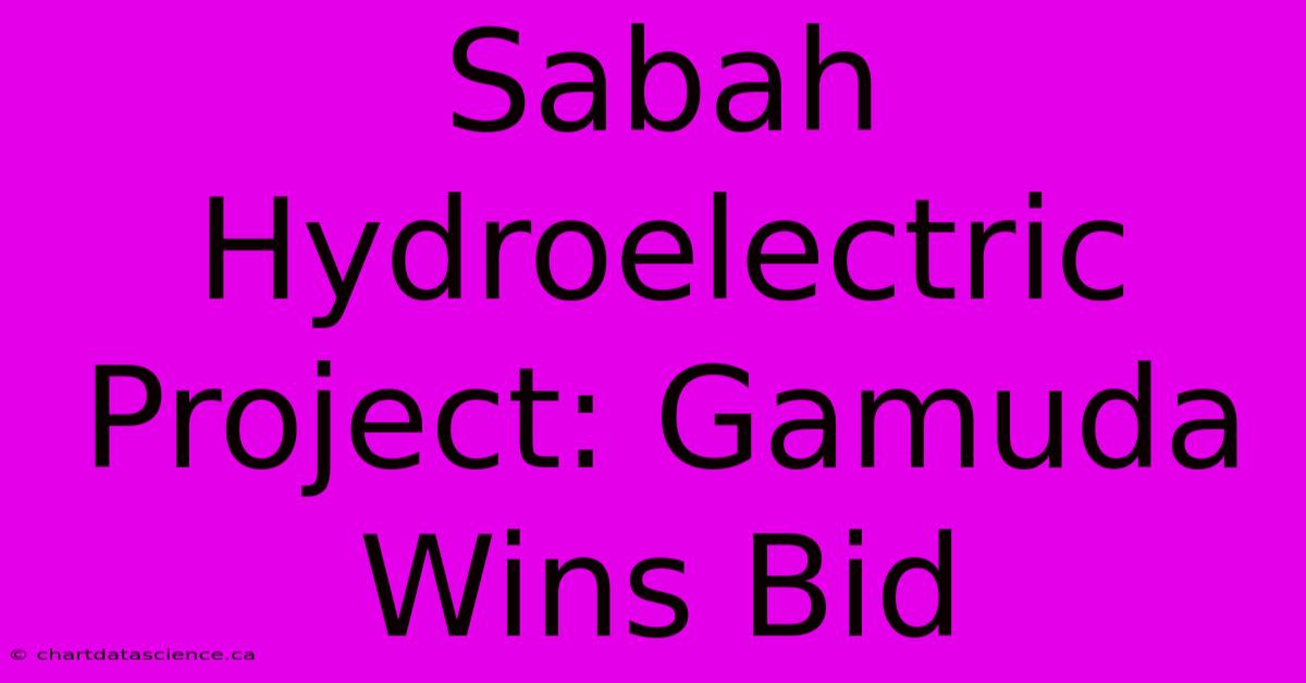 Sabah Hydroelectric Project: Gamuda Wins Bid